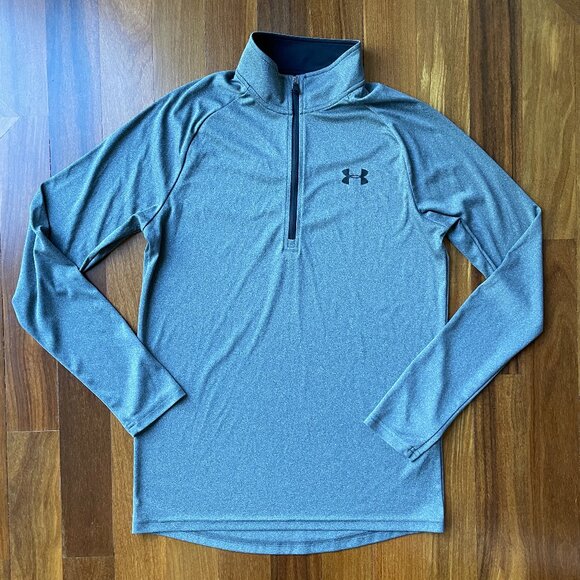 Under Armour Other - Under Armour Sz S Quarter zip HeatGear Loose Gray / Black